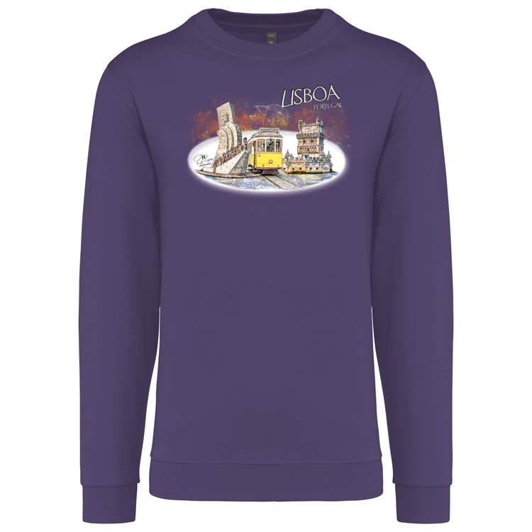 Sweatshirt Kariban sem Capuz Monumentos Belém