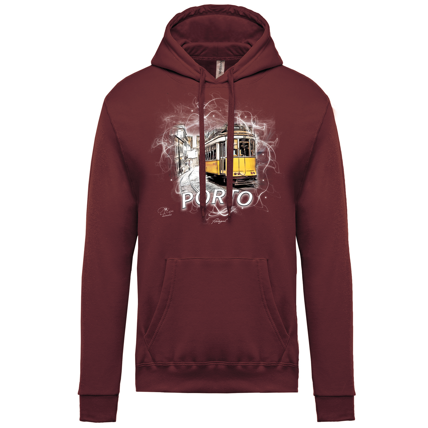 Sweatshirt Kariban com Capuz Carreira 28 Porto