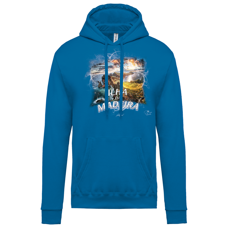 Sweatshirt Kariban com Capuz Ponta de São Lourenço