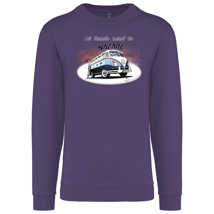 Sweatshirt Kariban sem Capuz All Roads Lead to Nazaré
