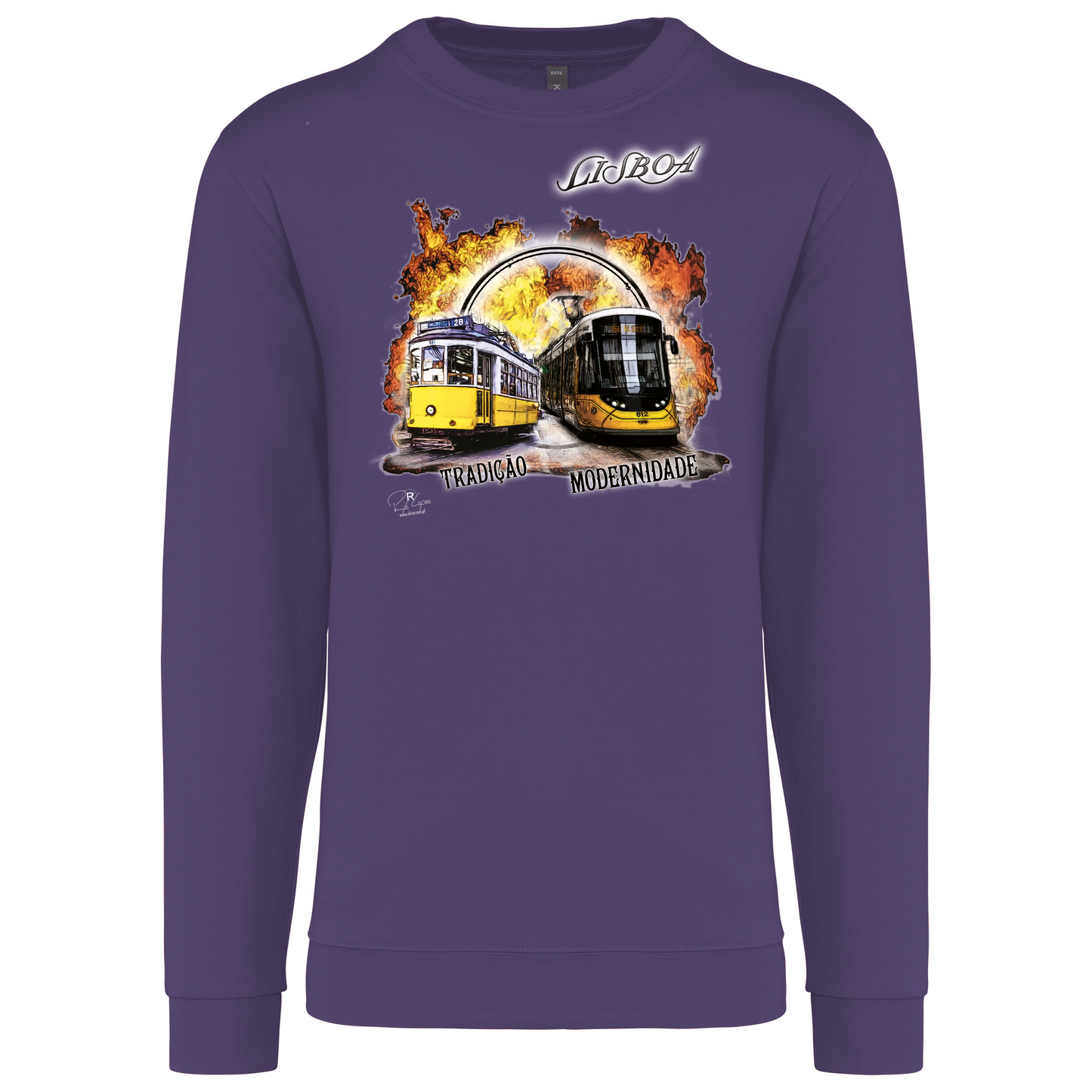 Sweatshirt Kariban sem Capuz Tradição e Modernidade