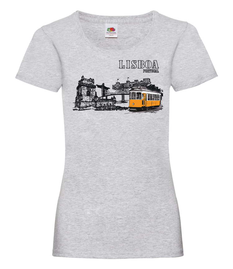 T-shirt Senhora Monumentos Lisboa