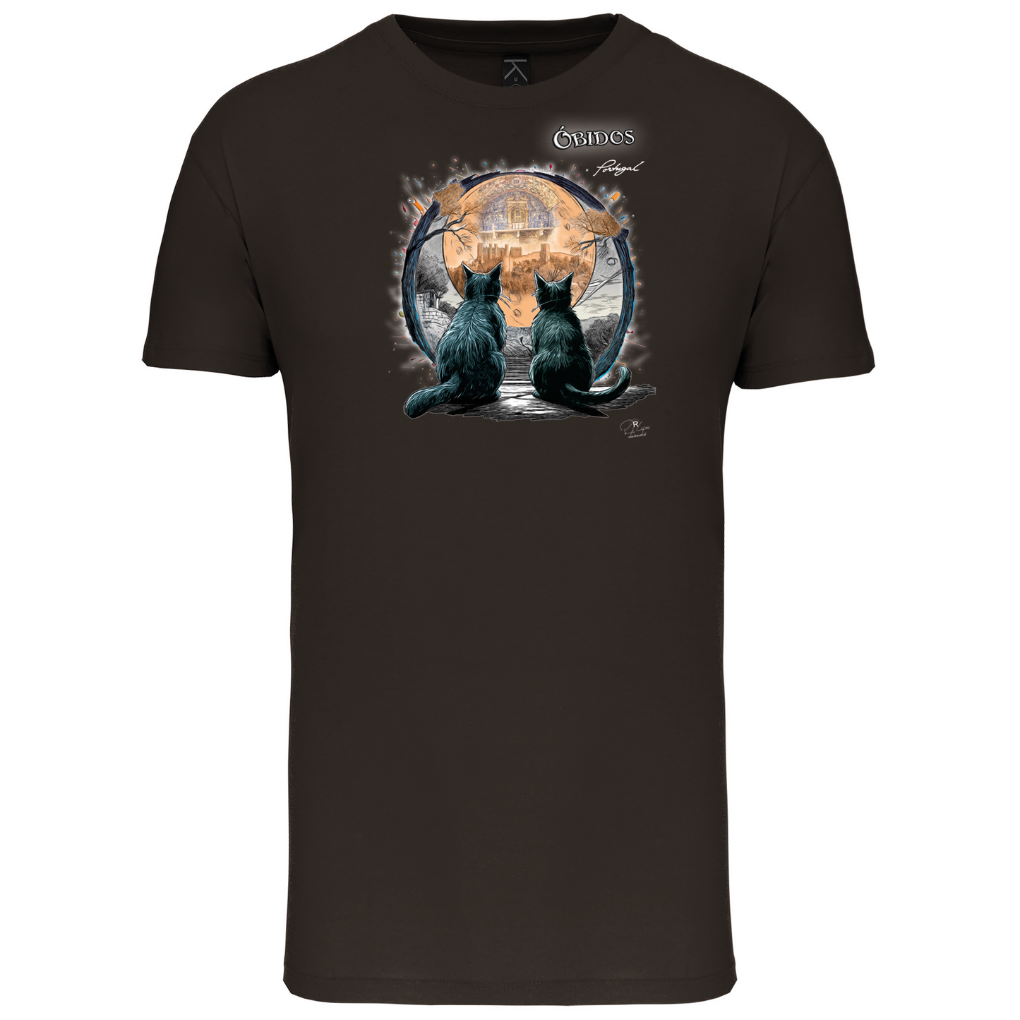 T-Shirt Algodão Biológico Luar Óbidos