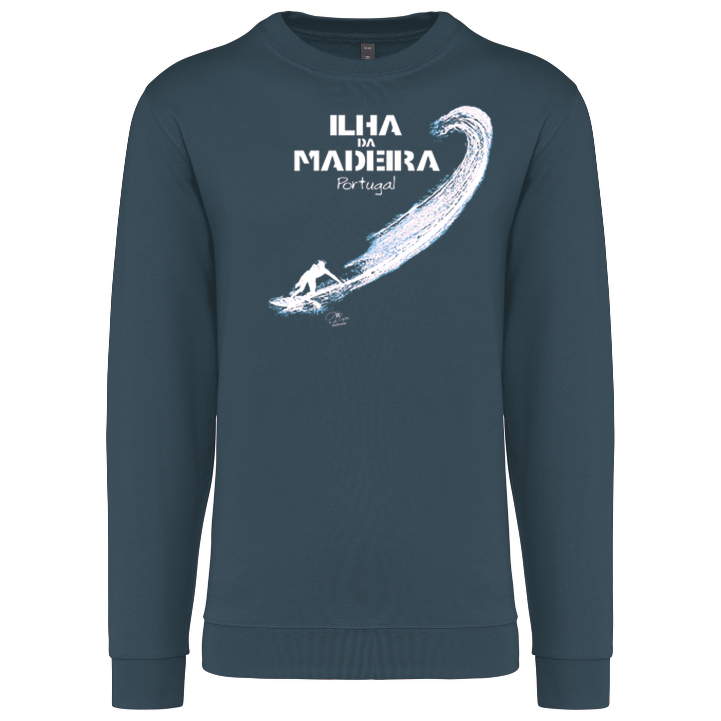 Sweatshirt Kariban sem Capuz Surf Ilha da Madeira