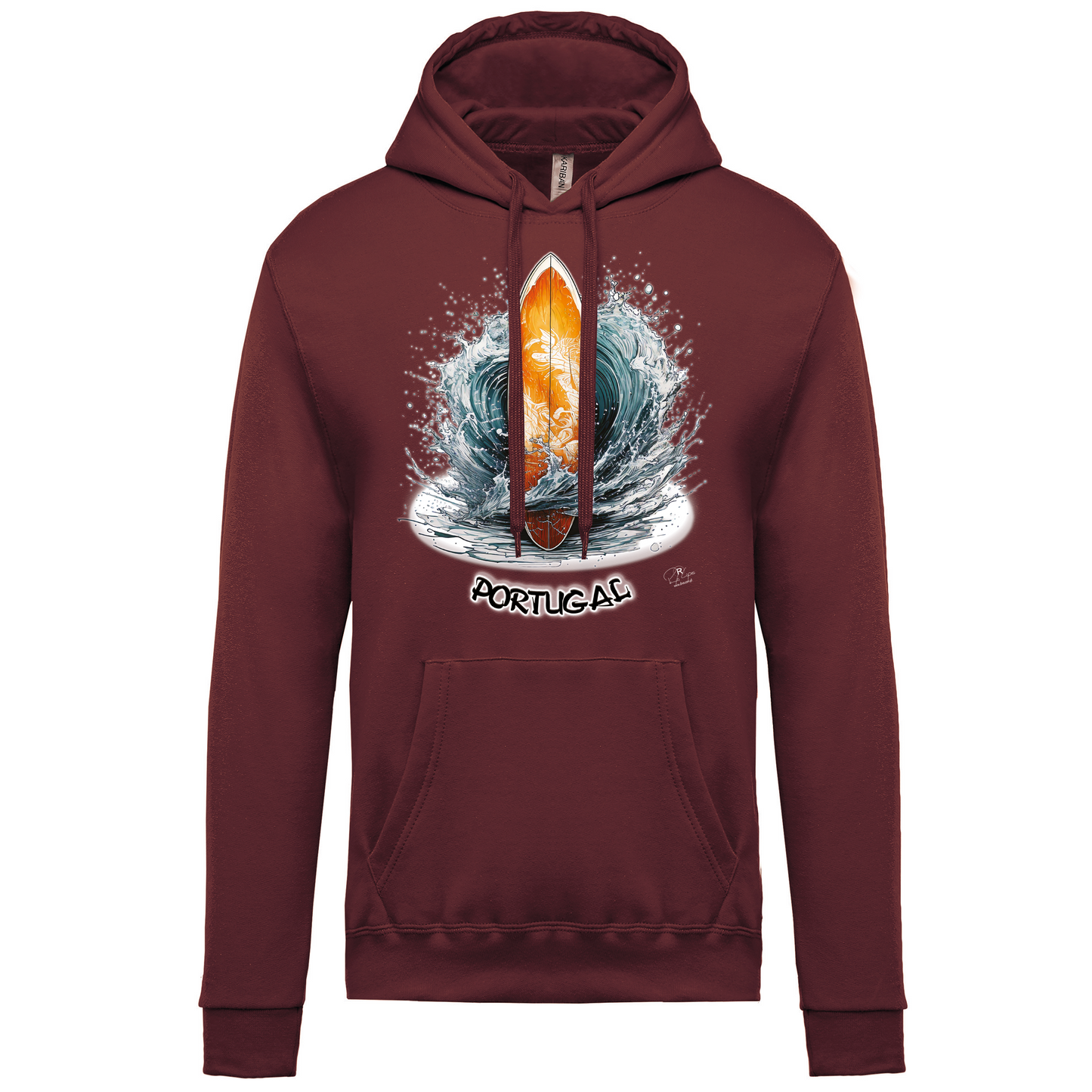 Sweatshirt Kariban com Capuz Prancha Portugal