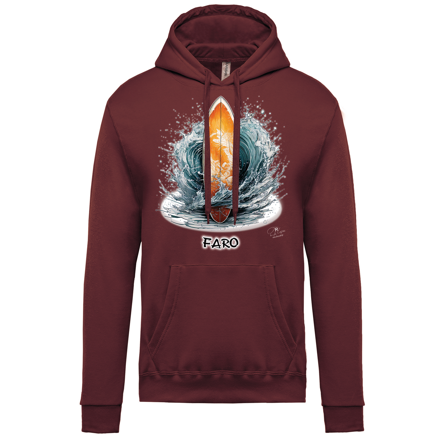 Sweatshirt Kariban com Capuz Prancha Faro