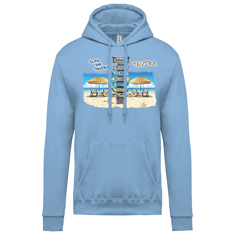 Sweatshirt Kariban com Capuz Pegadas Tavira