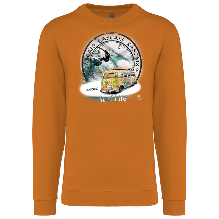 Sweatshirt Kariban sem Capuz Surf Life Cascais