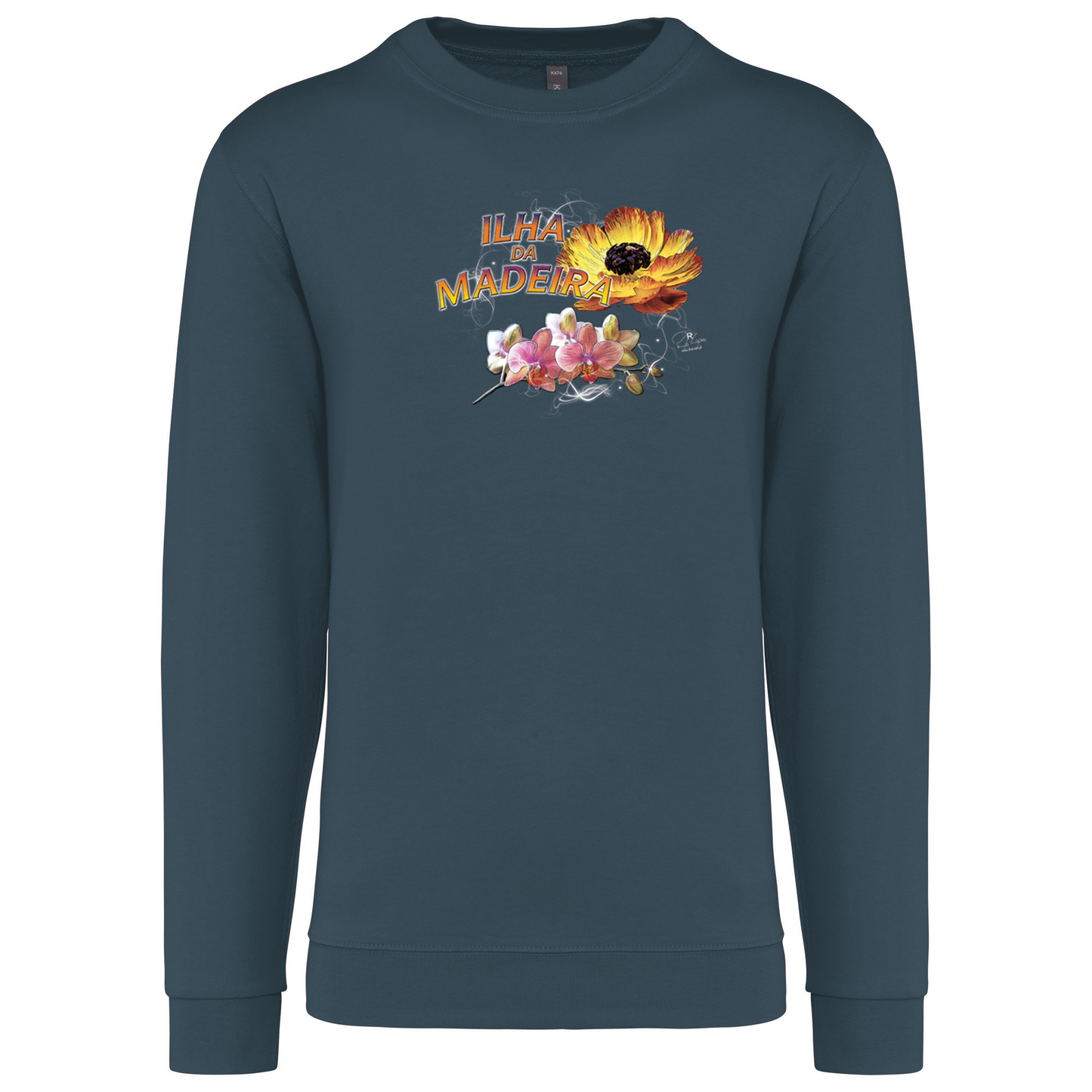 Sweatshirt Kariban sem Capuz Madeira Flowers