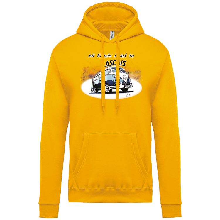 Sweatshirt Kariban com Capuz All Roads Lead to Cascais