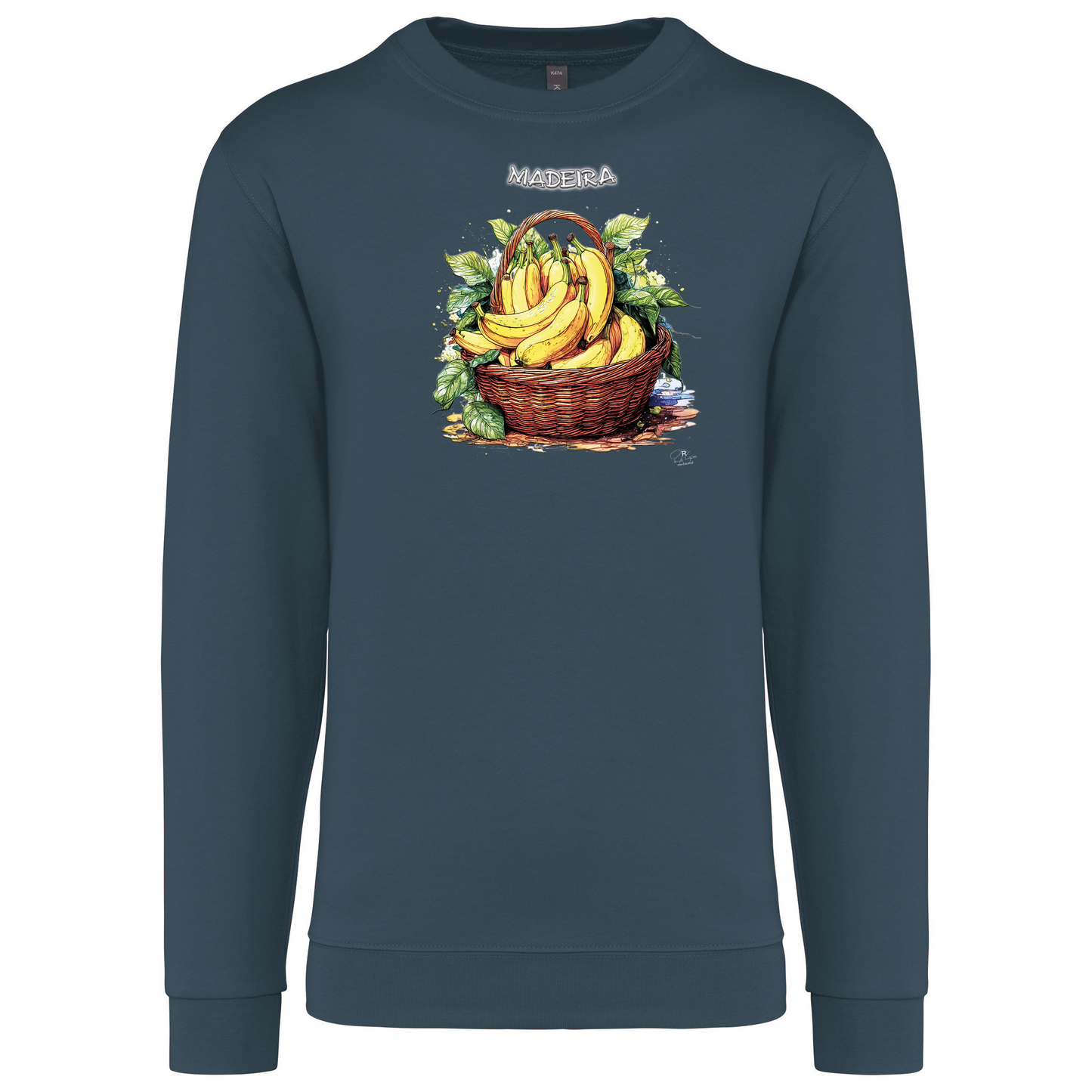 Sweatshirt Kariban sem Capuz Cesto Bananas