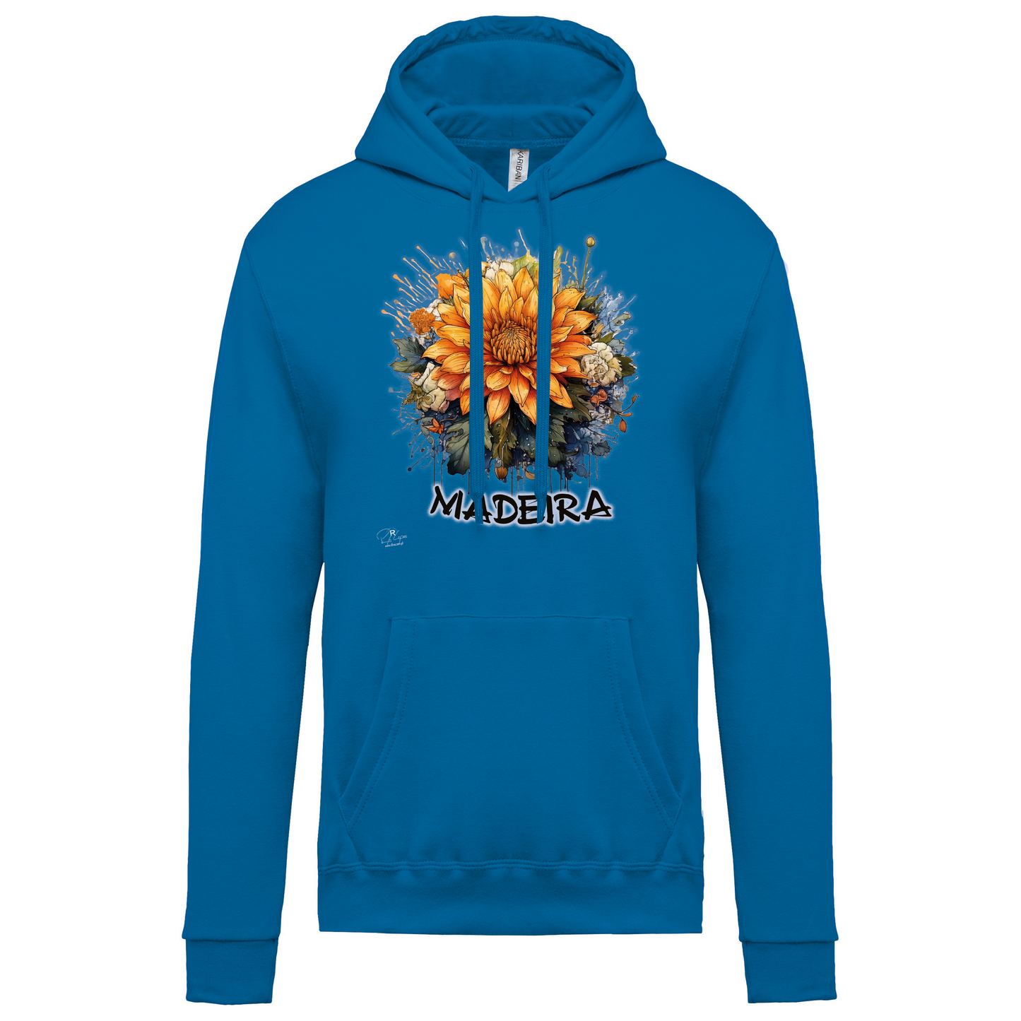 Sweatshirt Kariban com Capuz Arranjo Floral 1