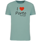 T-Shirt Algodão Biológico I Love Porto