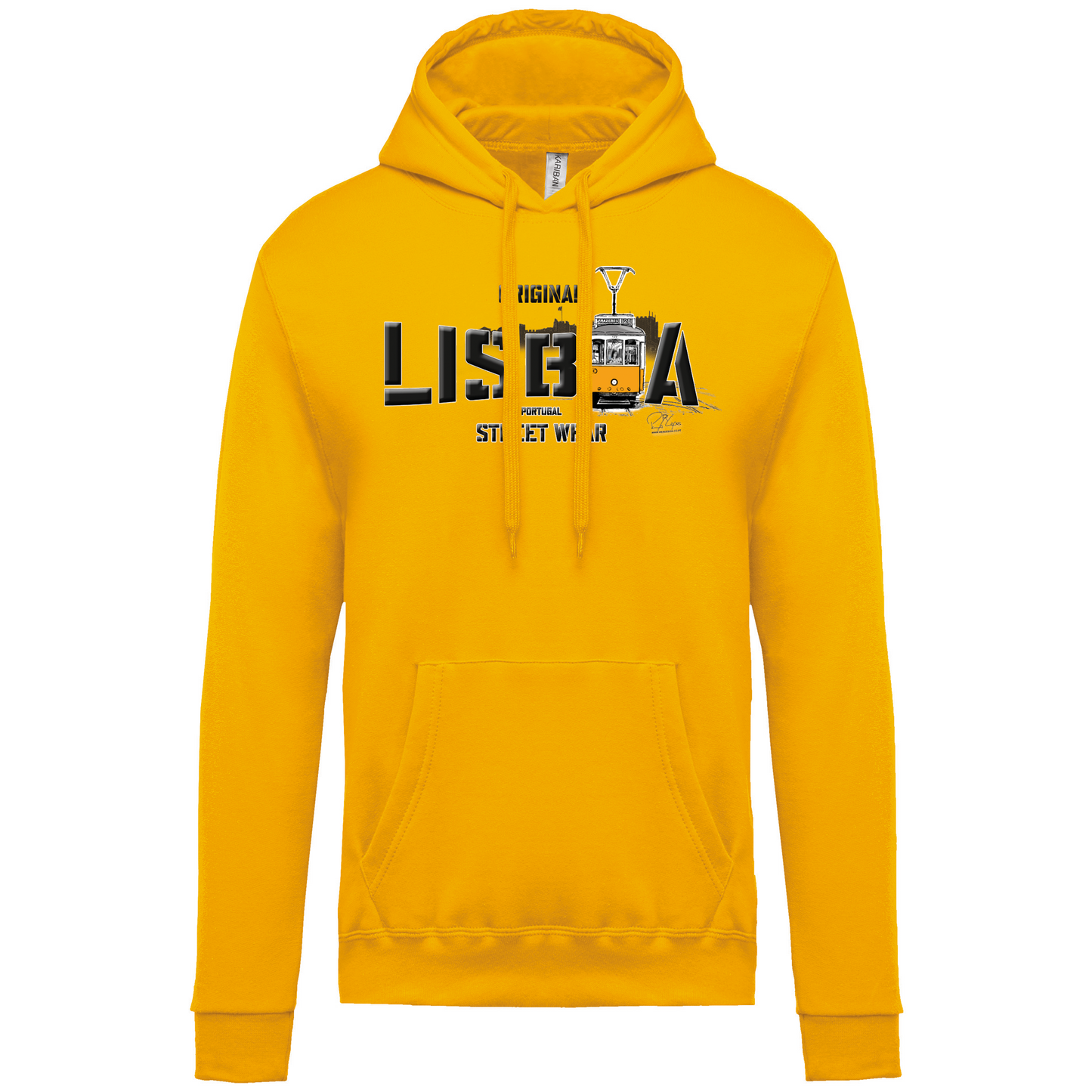 Sweatshirt Kariban com Capuz Original Lisboa