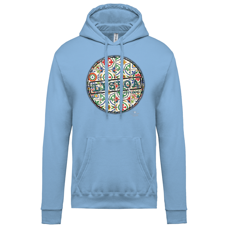 Sweatshirt Kariban com Capuz Pin Lisboa