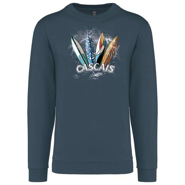 Sweatshirt Kariban sem Capuz Surfboards Cascais