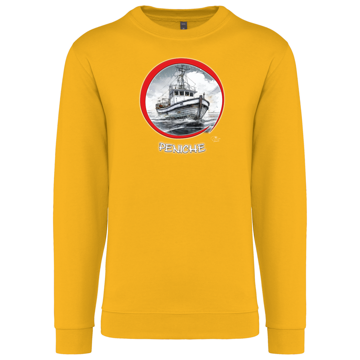 Sweatshirt Kariban sem Capuz Traineira Peniche