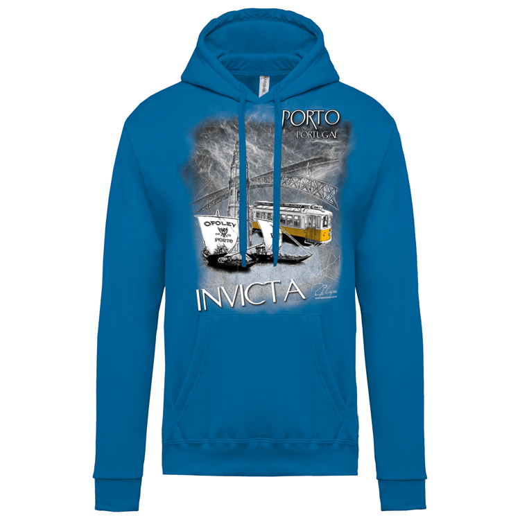 Sweatshirt Kariban com Capuz Invicta
