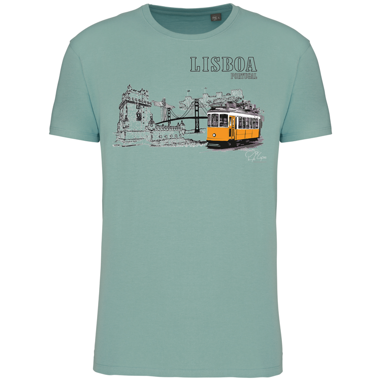 T-Shirt Algodão Biológico Monumentos Lisboa