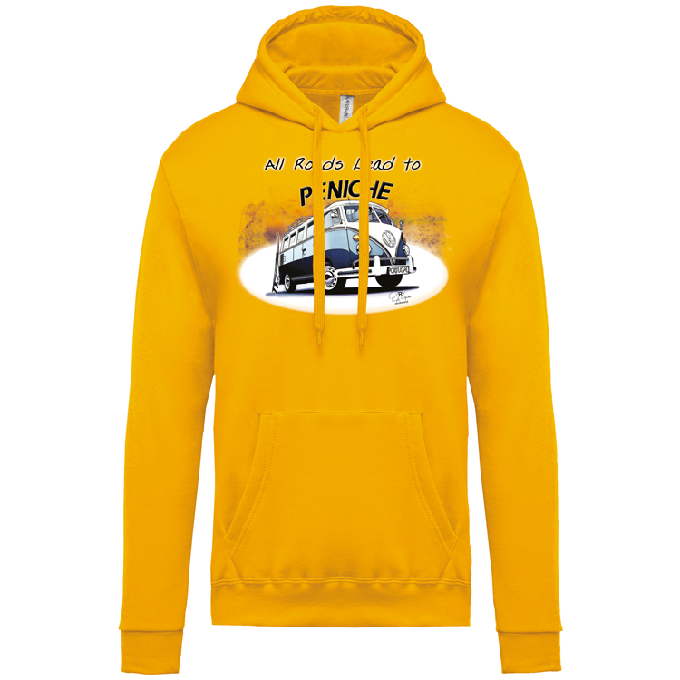 Sweatshirt Kariban com Capuz All Roads Lead to Peniche