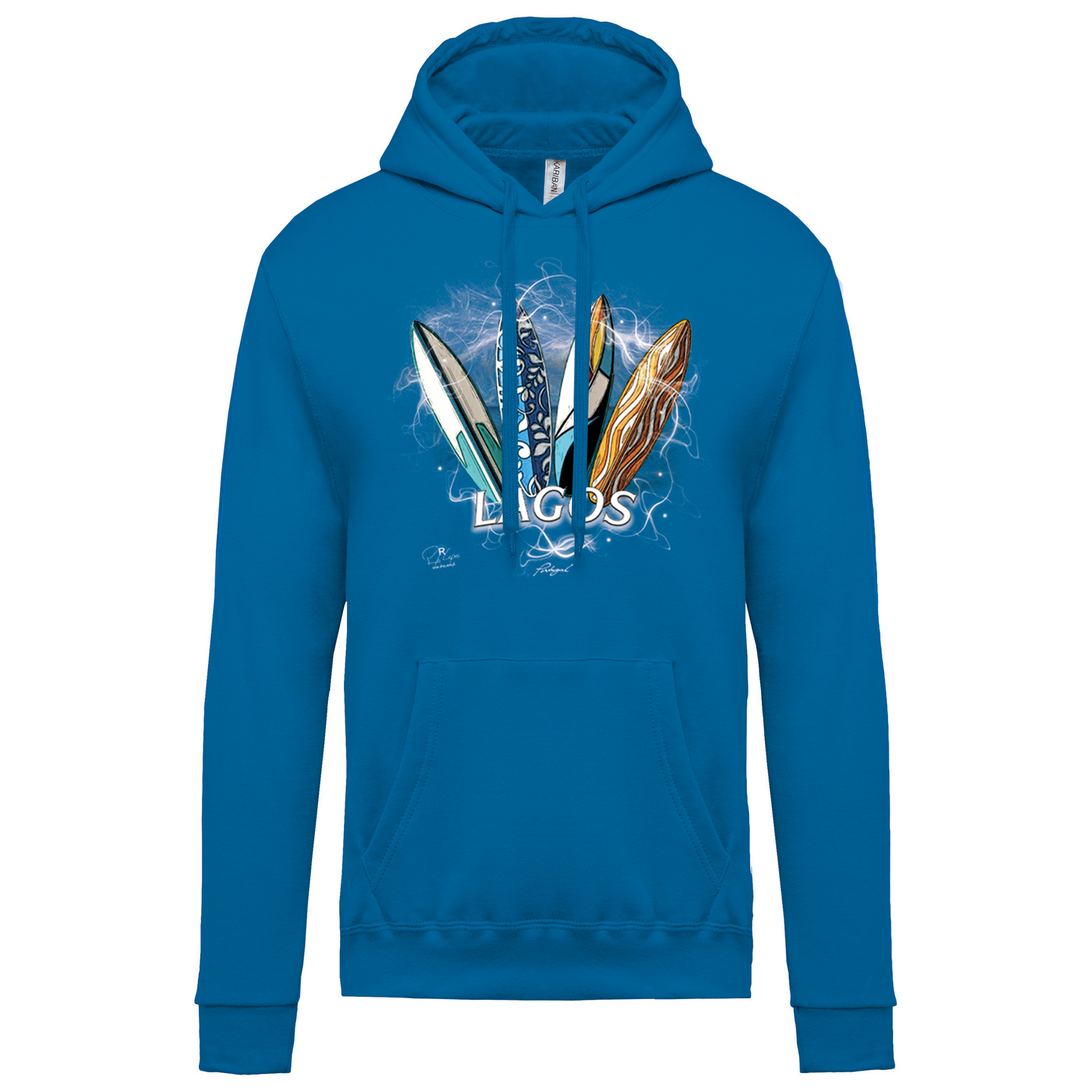 Sweatshirt Kariban com Capuz Surfboards Lagos
