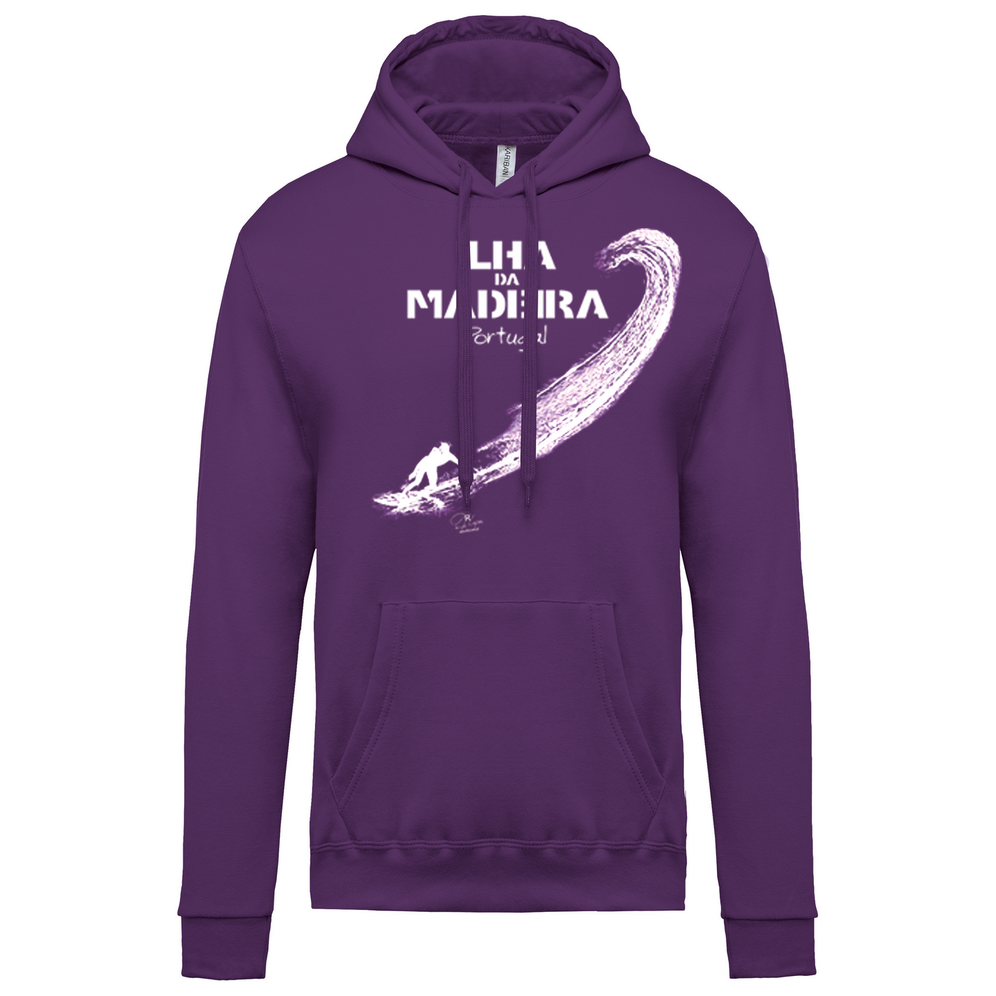 Sweatshirt Kariban com Capuz Surf Ilha da Madeira
