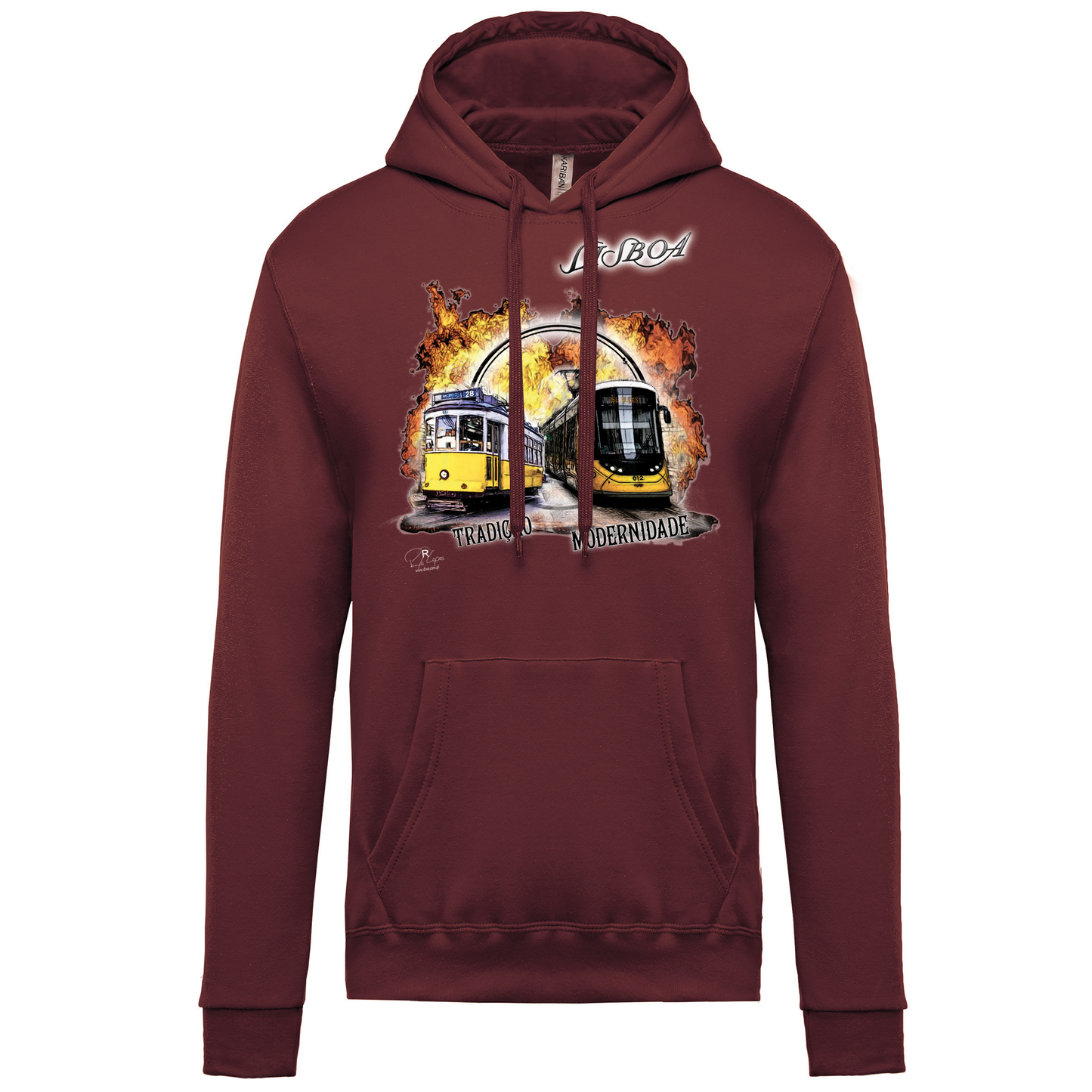 Sweatshirt Kariban com Capuz Tradição e Modernidade
