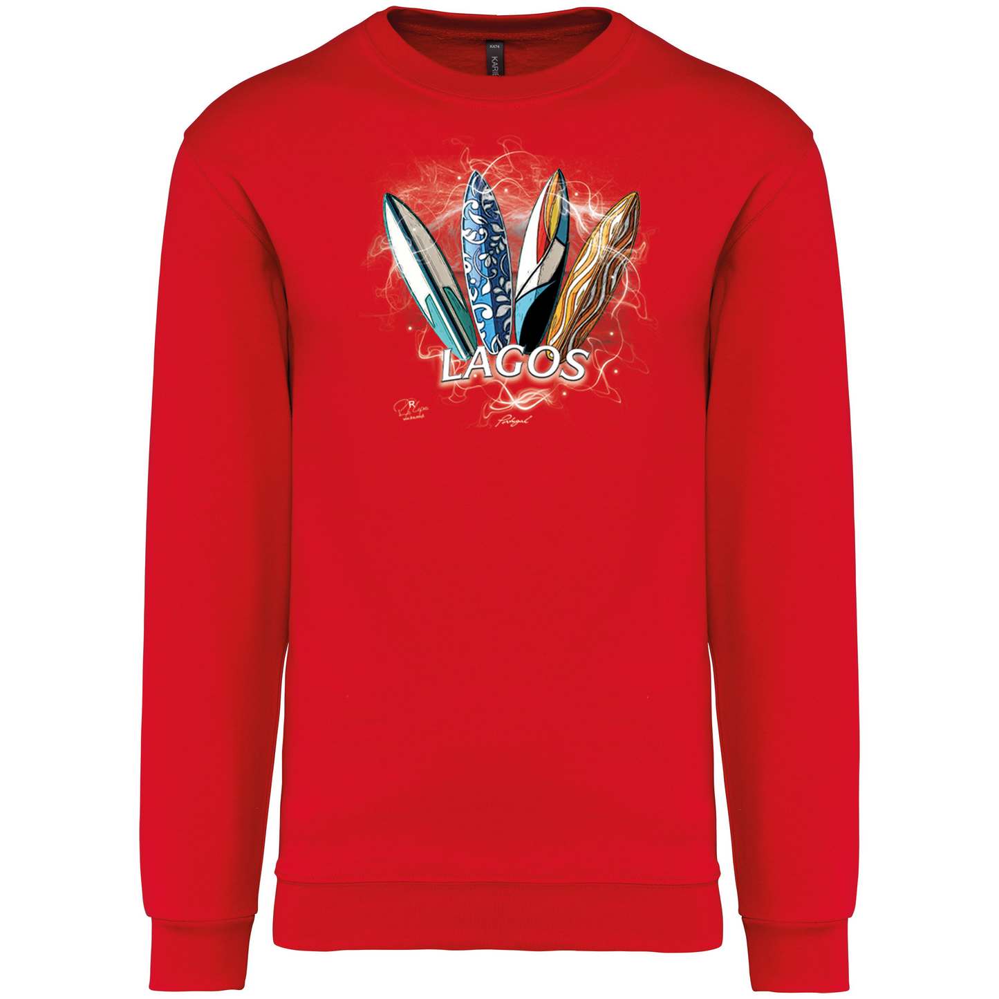 Sweatshirt Kariban sem Capuz Surfboards Lagos
