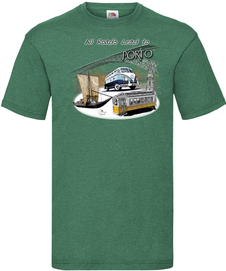 T-shirt All Roads Lead to Porto