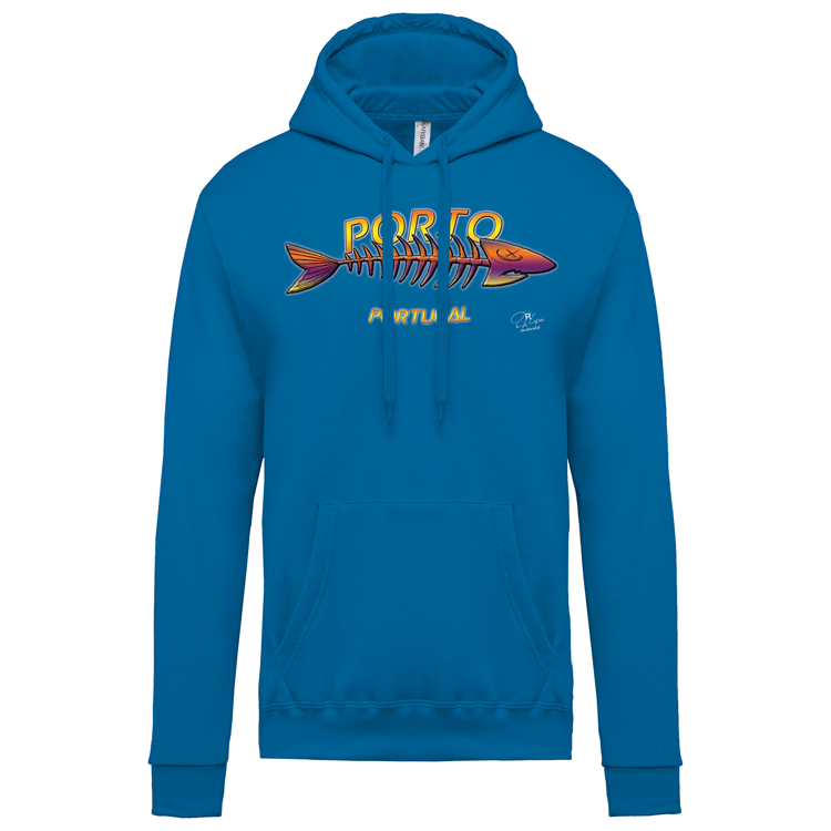 Sweatshirt Kariban com Capuz Espinha Porto