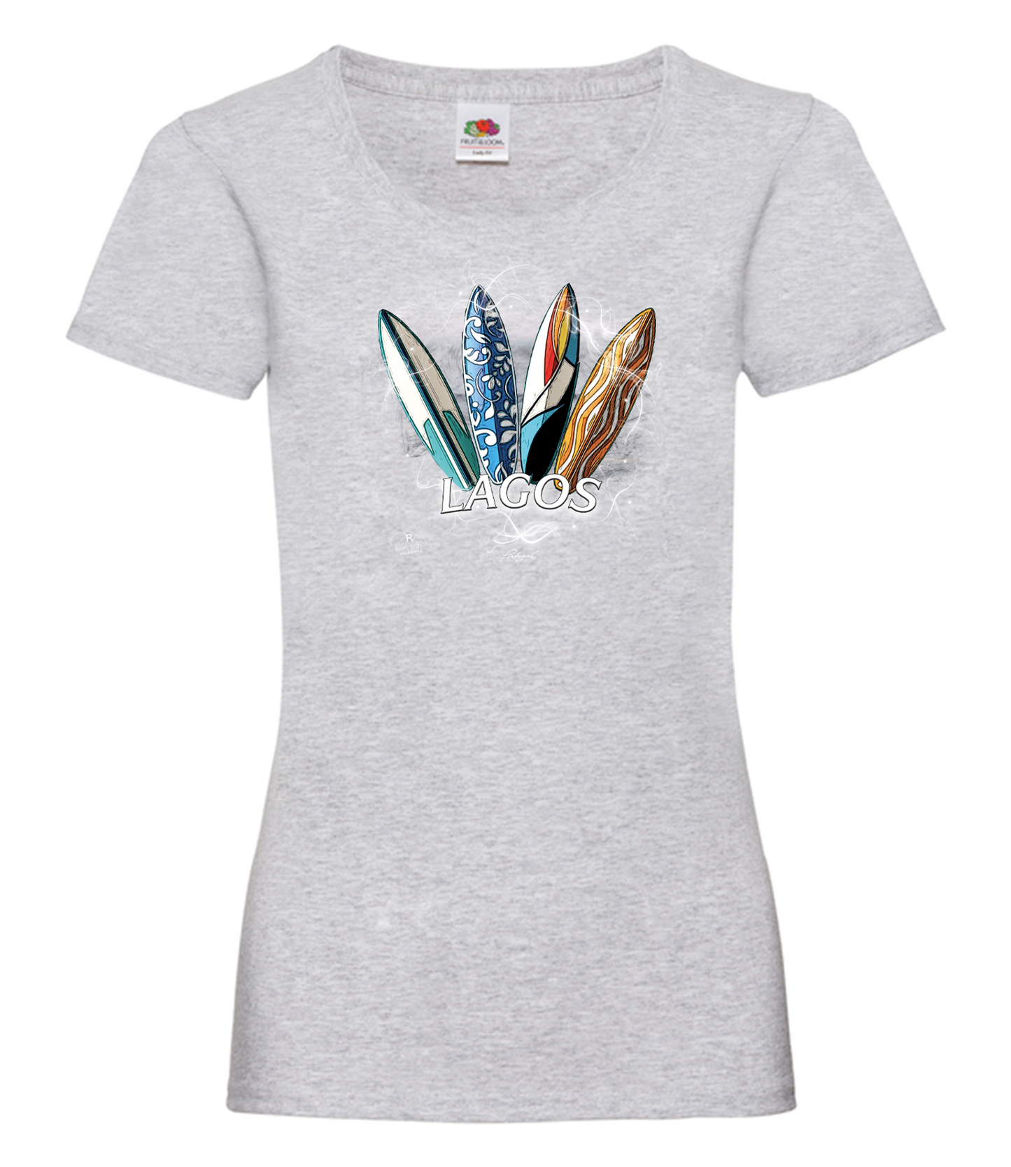 T-shirt Senhora Surfboards Lagos