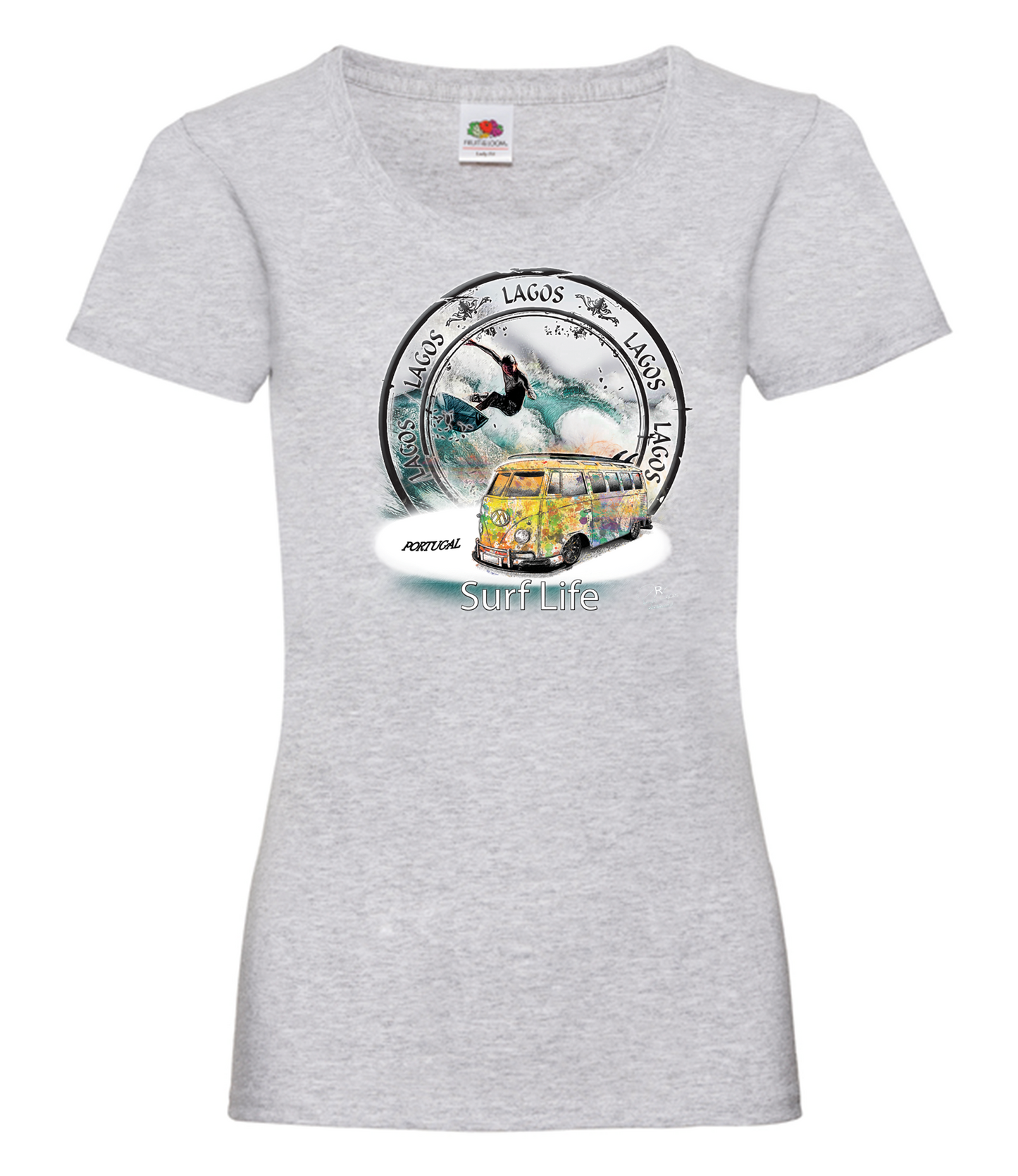 T-shirt Senhora Surf Life Lagos