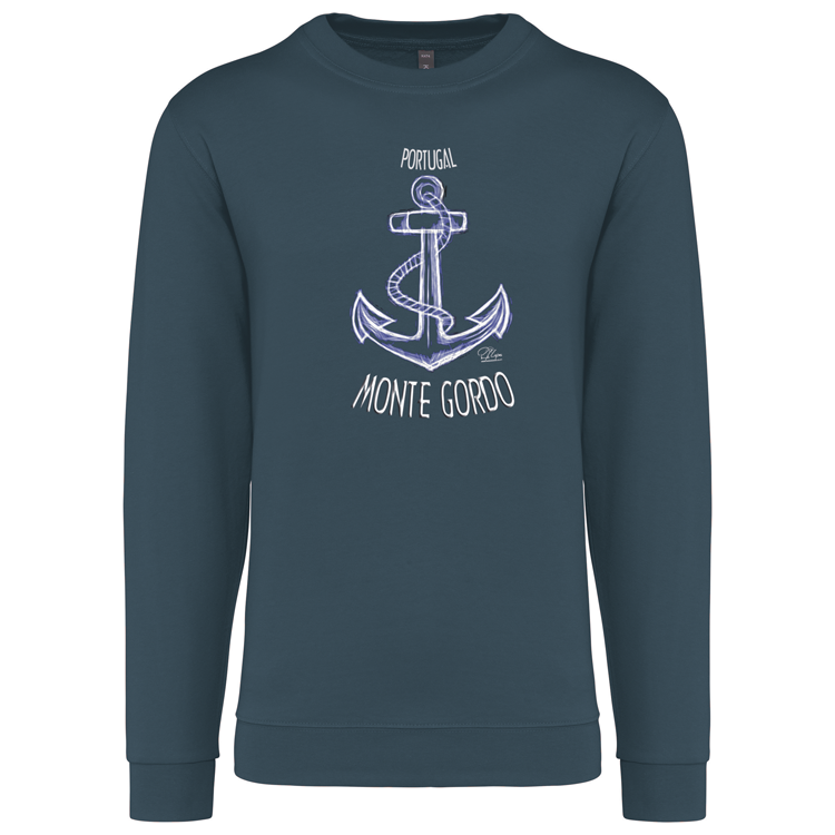 Sweatshirt Kariban sem Capuz Âncora Monte Gordo