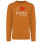Sweatshirt Kariban sem Capuz I Love Porto