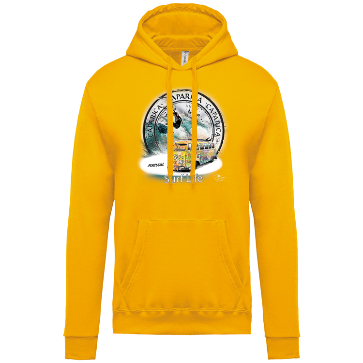 Sweatshirt Kariban com Capuz Surf Life Caparica