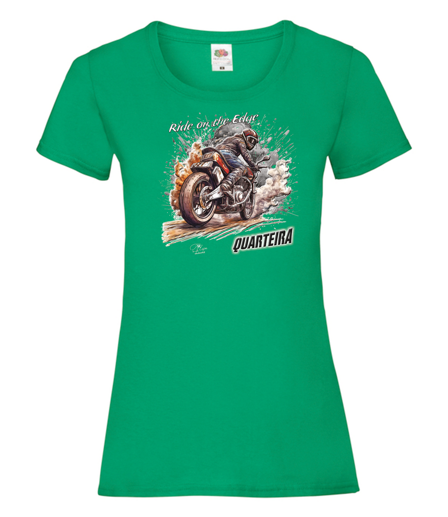 T-shirt Senhora Ride on the Edge Quarteira