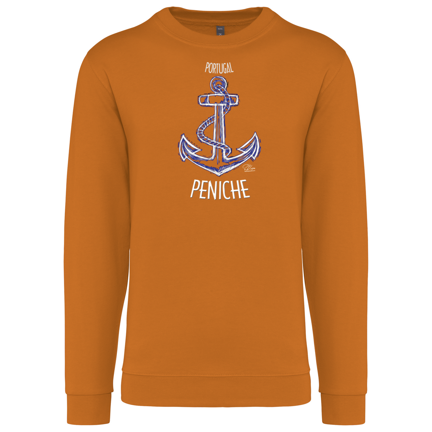 Sweatshirt Kariban sem Capuz Âncora Peniche