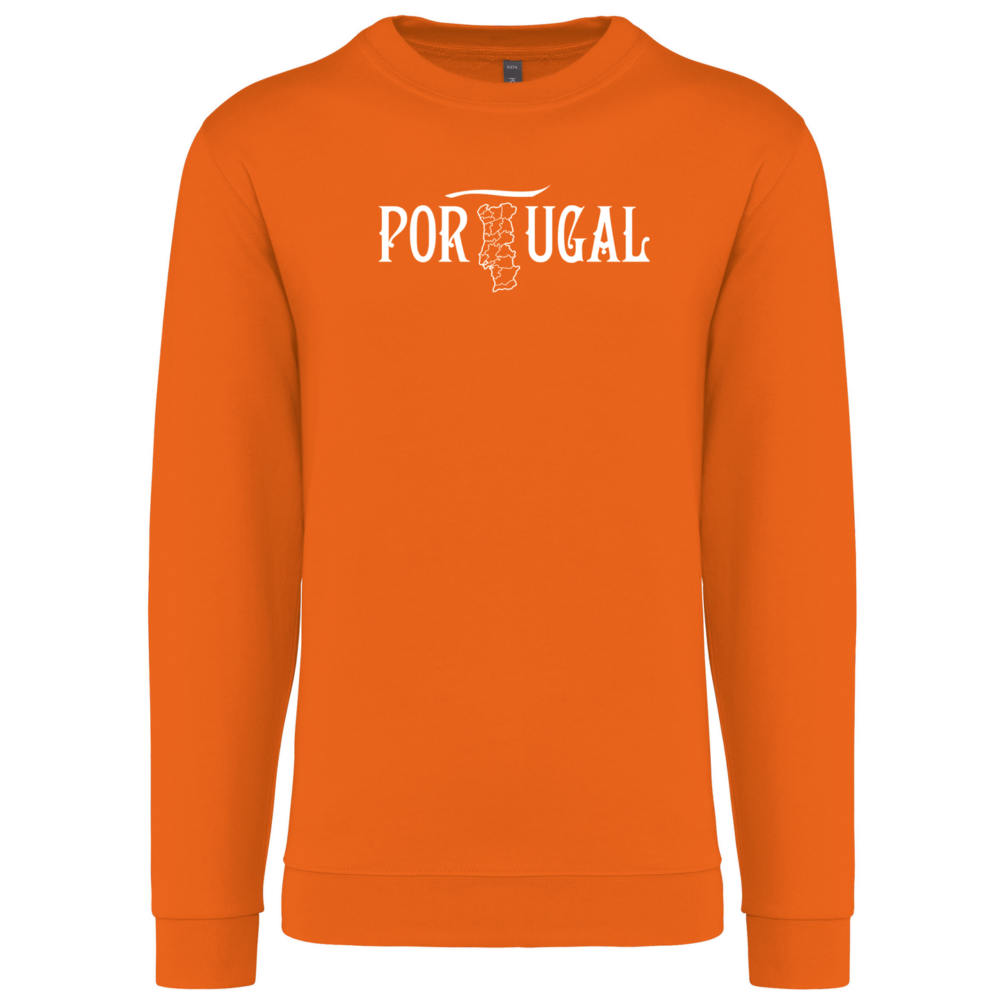 Sweatshirt Kariban sem Capuz Mapa de Portugal