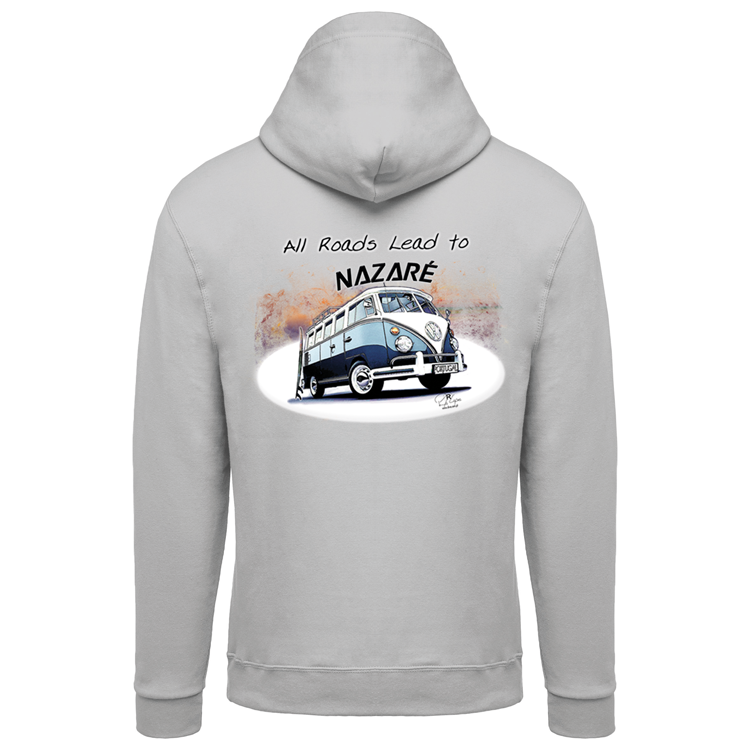 Sweatshirt Kariban com Capuz All Roads Lead to Nazaré