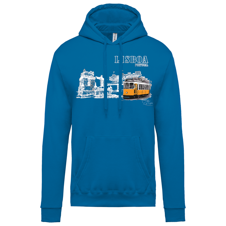 Sweatshirt Kariban com Capuz Monumentos Lx