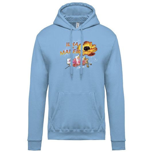 Sweatshirt Kariban com Capuz Madeira Flowers