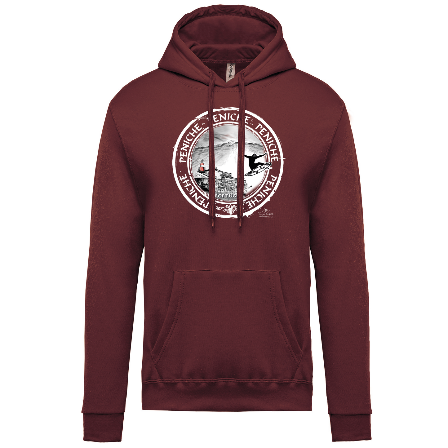 Sweatshirt Kariban com Capuz Selo Peniche