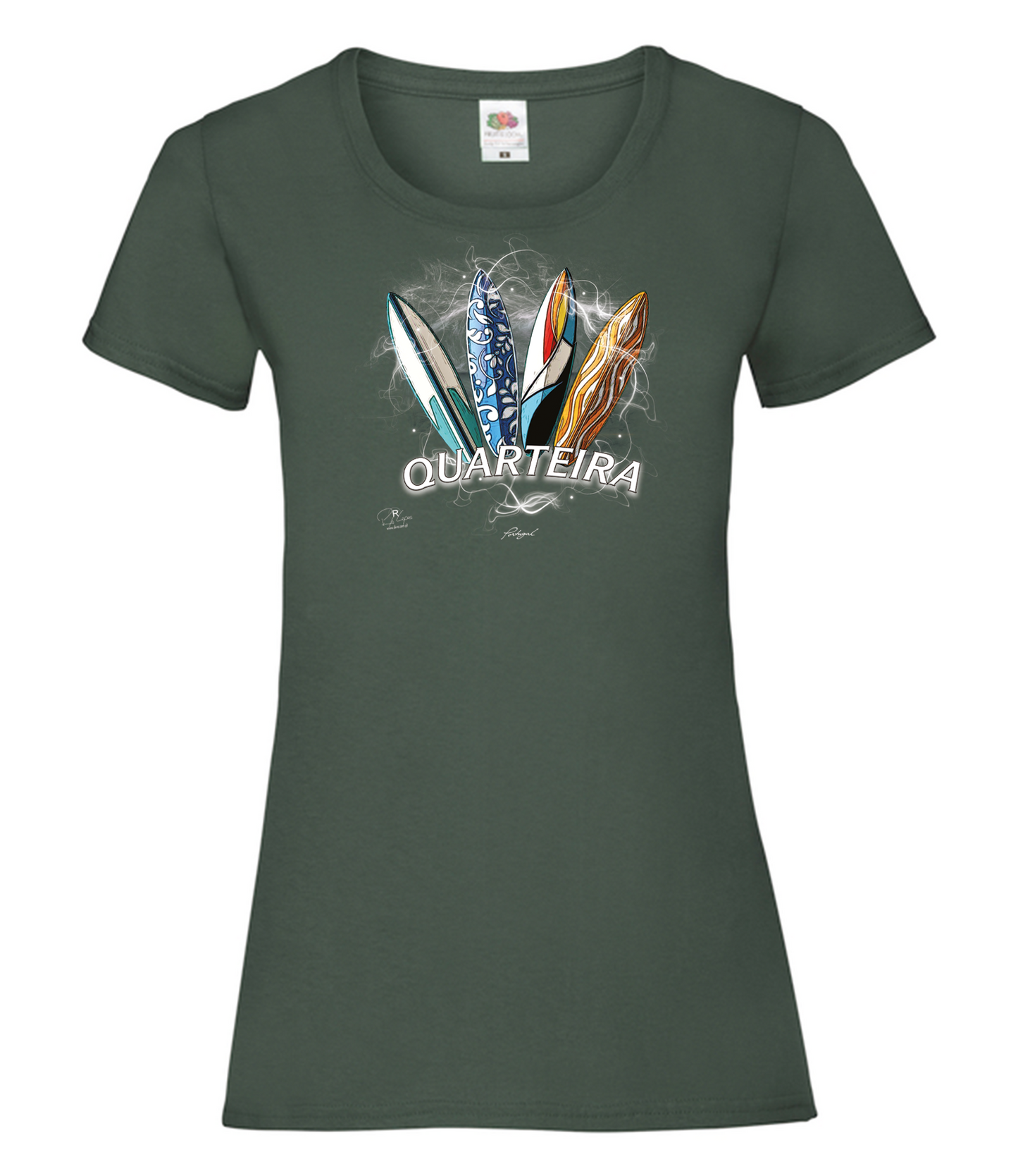 T-shirt Senhora Surfboards Quarteira