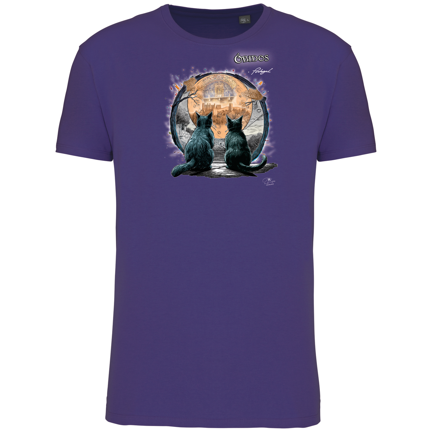 T-Shirt Algodão Biológico Luar Óbidos