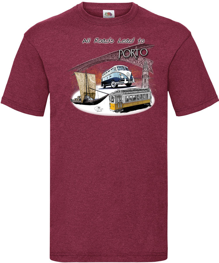 T-shirt All Roads Lead to Porto
