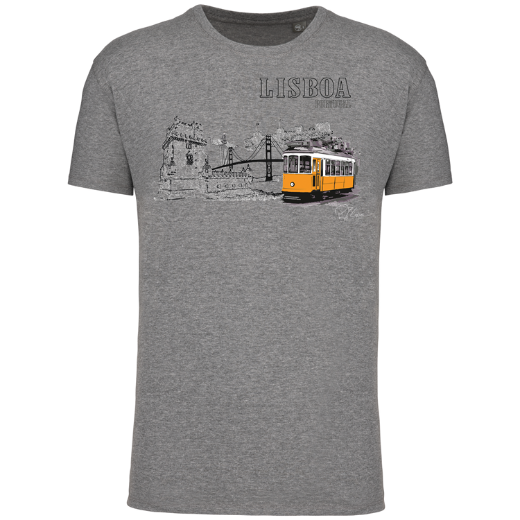 T-Shirt Algodão Biológico Monumentos Lisboa
