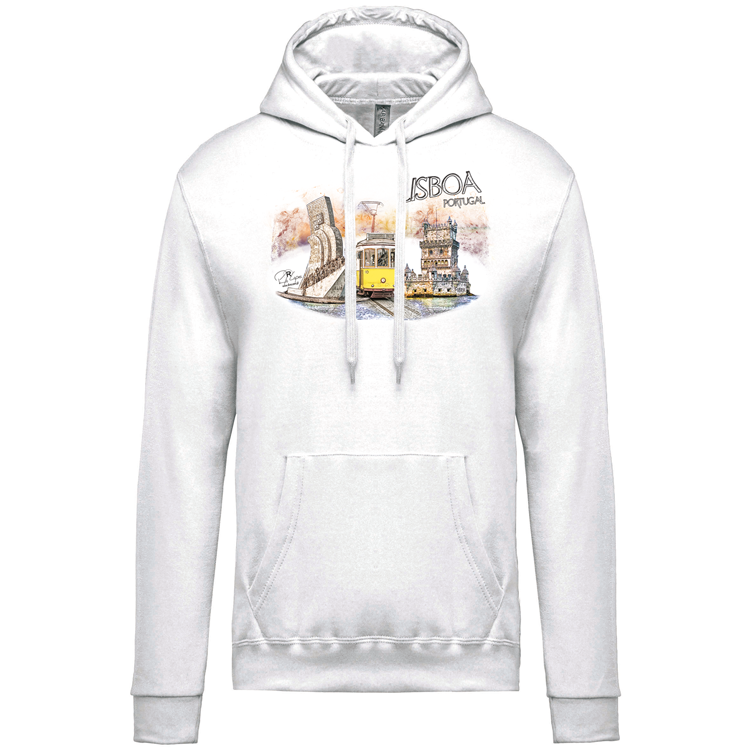 Sweatshirt Kariban com Capuz Monumentos Belém