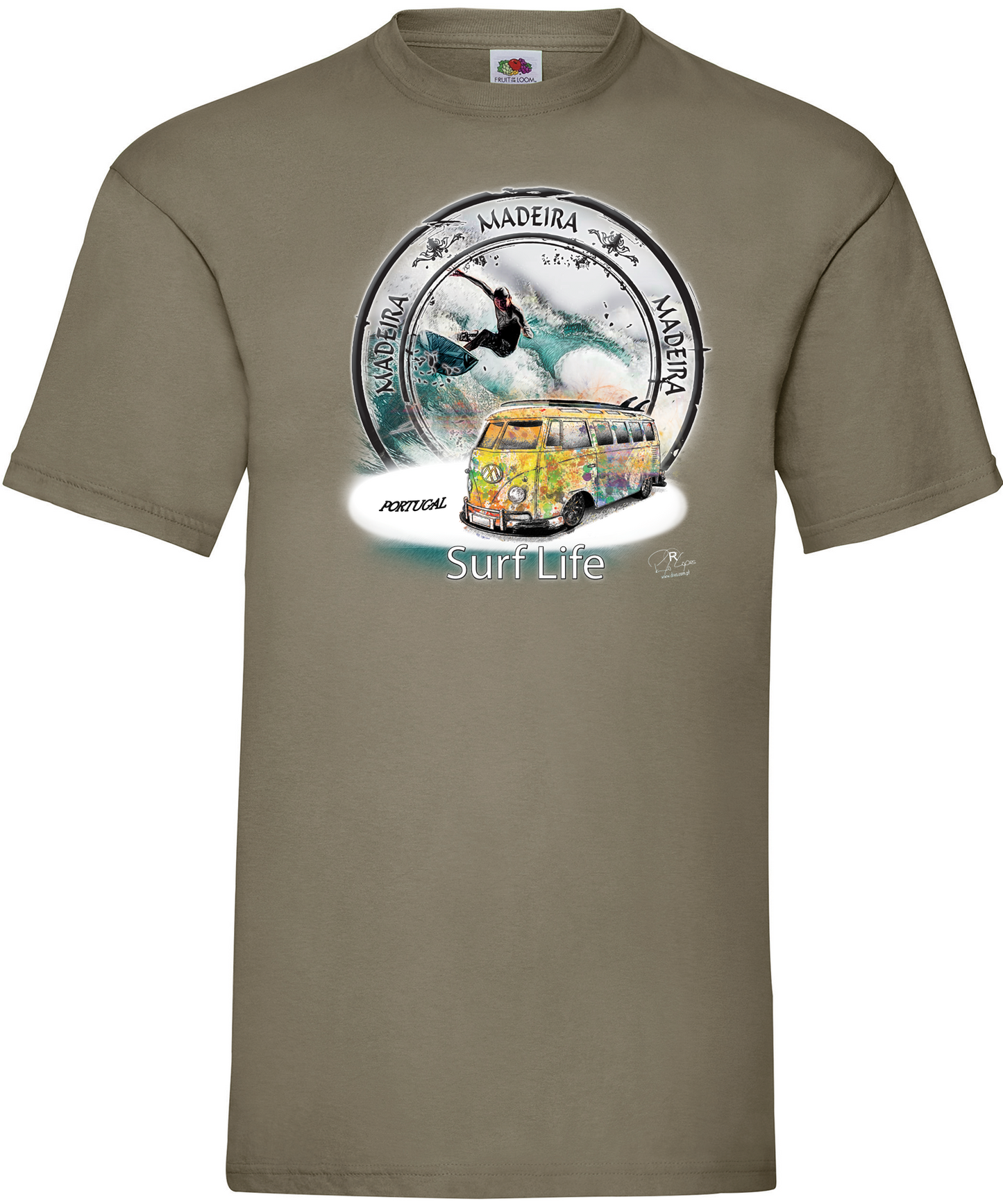 T-shirt Surf Life Madeira