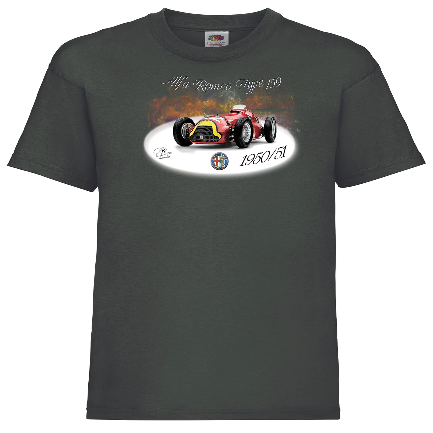 T-shirt Fruit of the Loom Kids Alfa Romeo Type 159