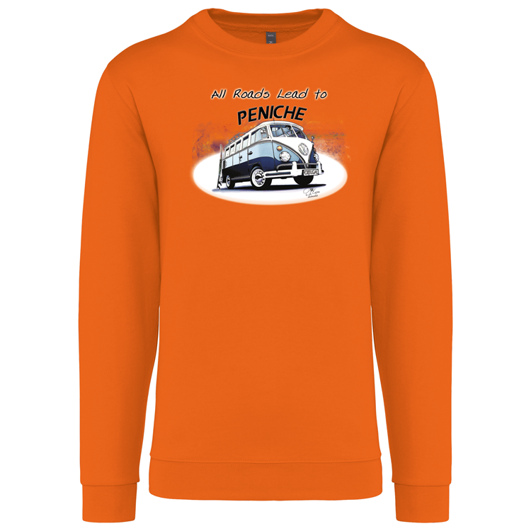Sweatshirt Kariban sem Capuz All Roads Lead to Peniche